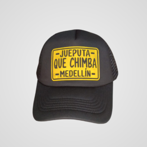 Gorra Clásica con Frase Única 🧢 Jueputa Que Chimba Medellín